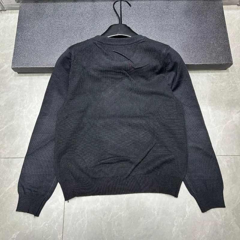 High Street Light Luxury French Bear Embroidered Knitted Sweater For Women Autumn New Fashion Korean Casual Loose Pullover Tops - Image 2